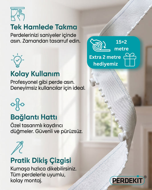 Saatlerce korniş eziyetini Perdekit ile bitti